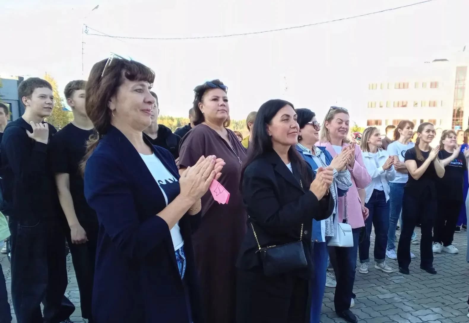 Марина Трескова на празднике в Лабытнанги