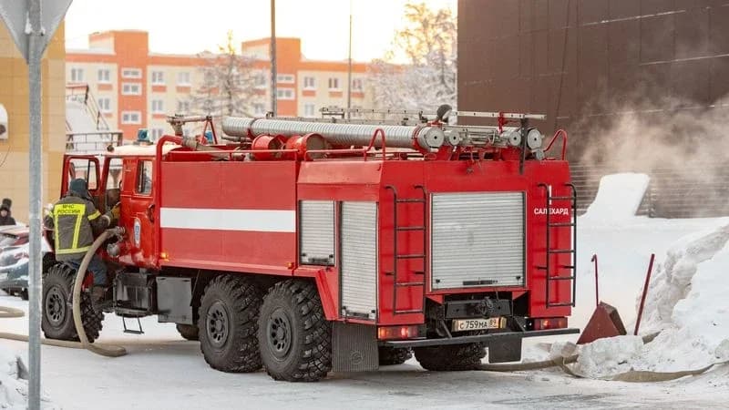 Спасение детей и котов: пожарные боролись с огнем в Приуральском районе