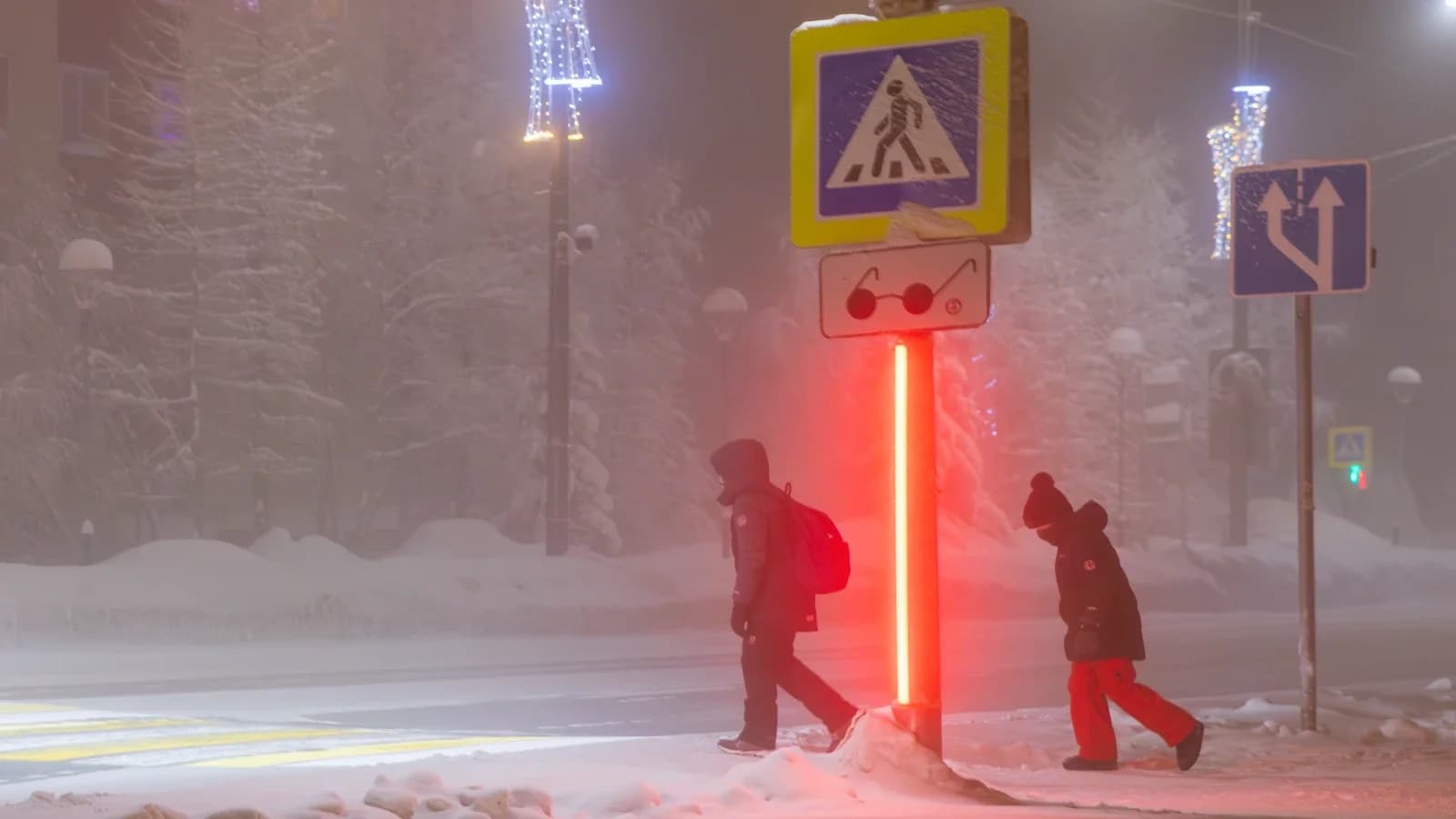 В Приуральском районе из-за морозов под -40°C отменили занятия для школьников