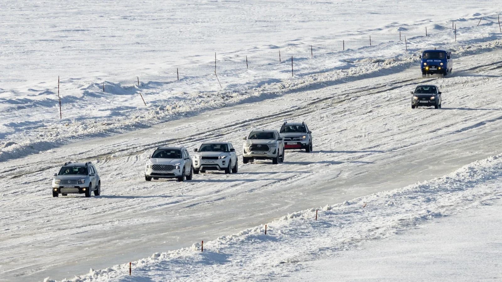 На переправе Салехард — Лабытнанги понизили грузоподъемность
