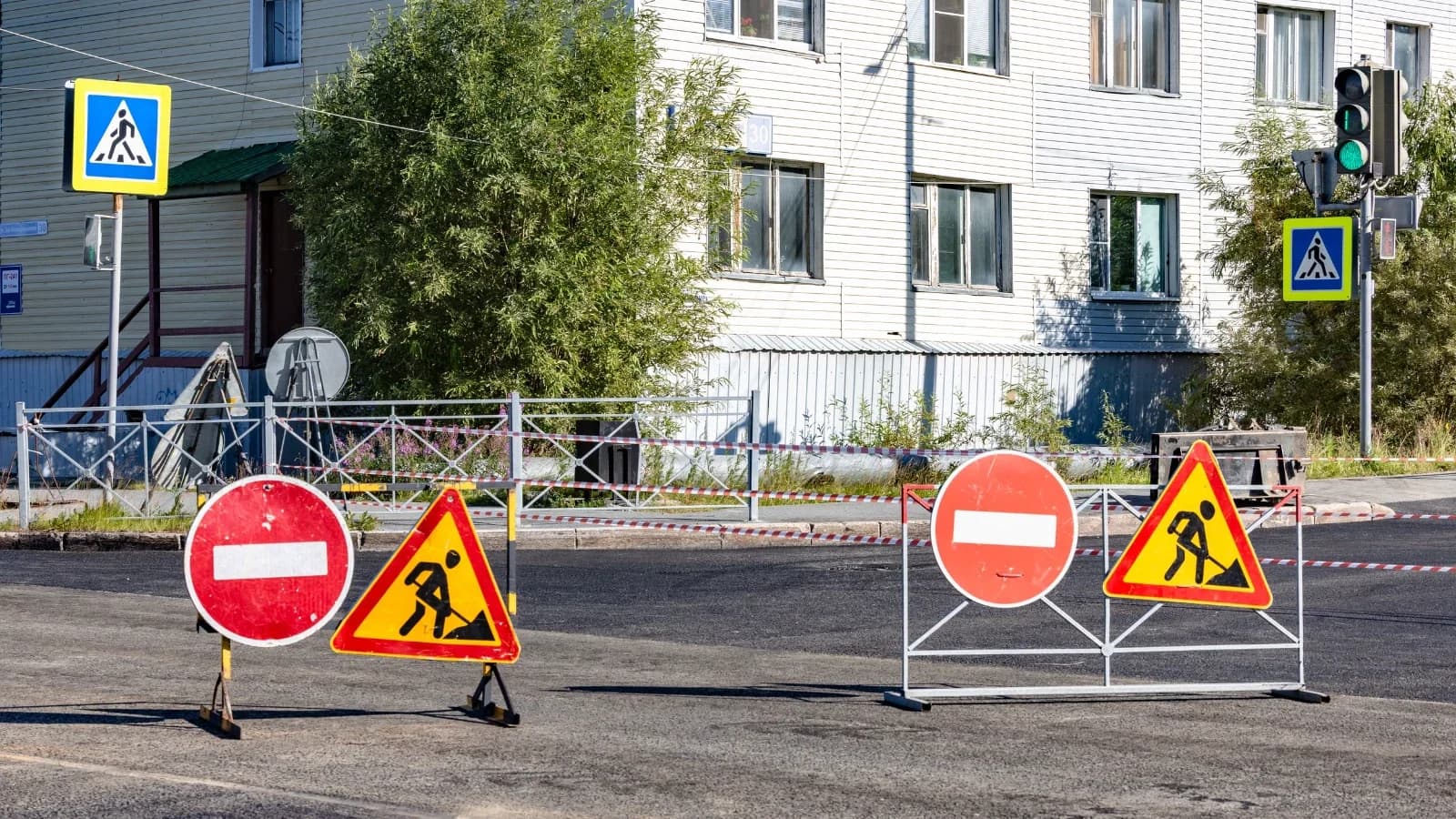 Еще одну улицу в Лабытнанги перекроют на три недели