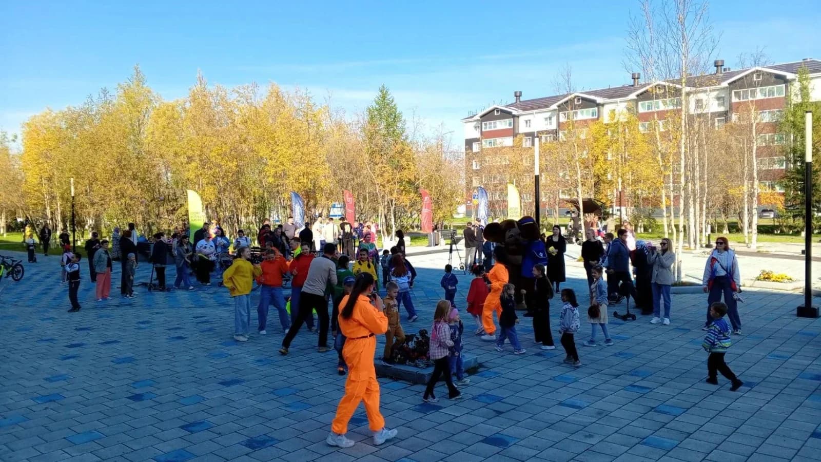 Лабытнангцы окунулись в атмосферу детства на празднике в честь Дня города